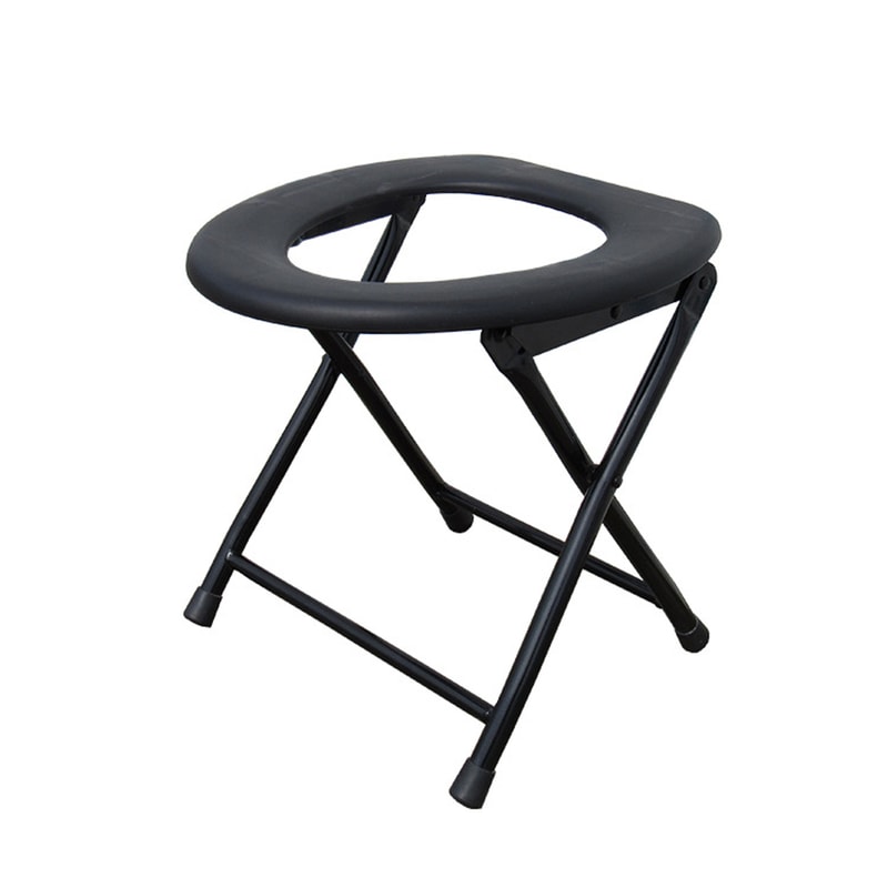 Heavy-Duty Folding Toilet Seat for Travel and Camping Anti-Slip, Portable, and Durable for Adults