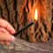 Portable Fire Starter Kit Waterproof Tinder Cord with Aluminum Bellows, Hemp Wick for Outdoor Survival