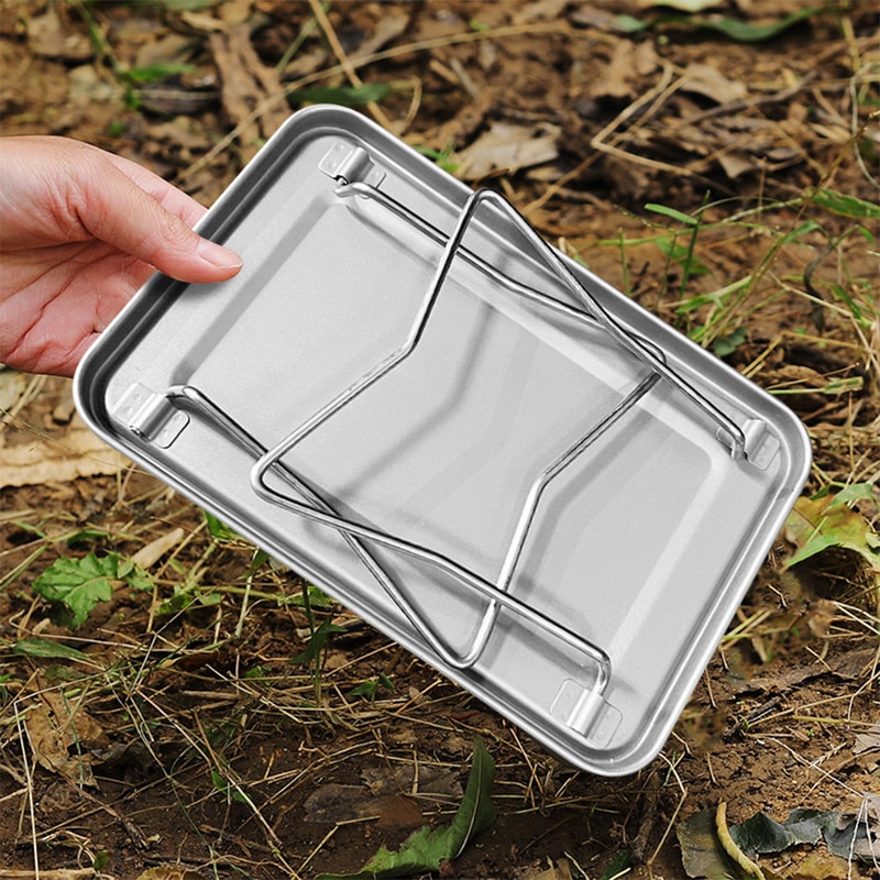Ultralight Portable Mini Titanium Camping Table Versatile Foldable Picnic BBQ Table For Outdoors 4