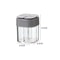 Camping Spice Dispenser Jar with Lid Transparent, Compartment Salt & Pepper Shaker for Outdoor Cooking & Barbecue