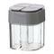 Camping Spice Dispenser Jar with Lid Transparent, Compartment Salt & Pepper Shaker for Outdoor Cooking & Barbecue