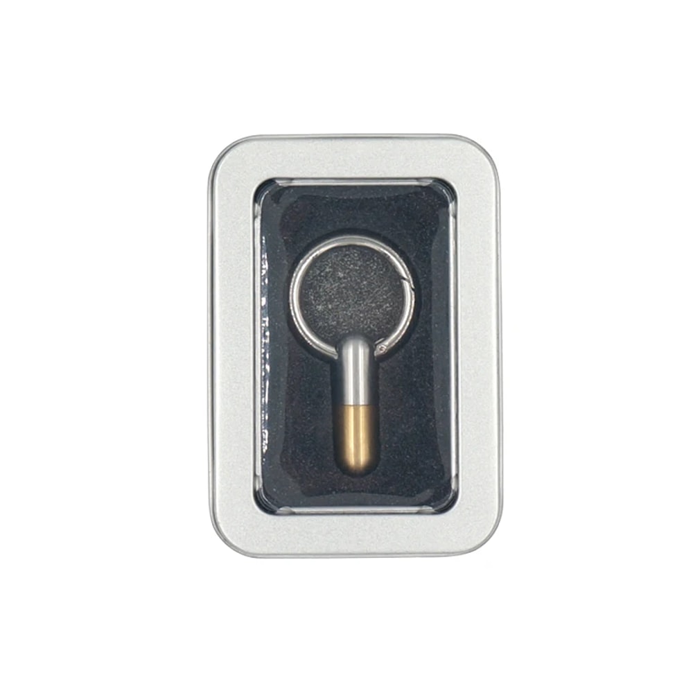 Mini Capsule Brass Keychain EDC Pocket Knife Compact Survival Tool Parcel Opener 7