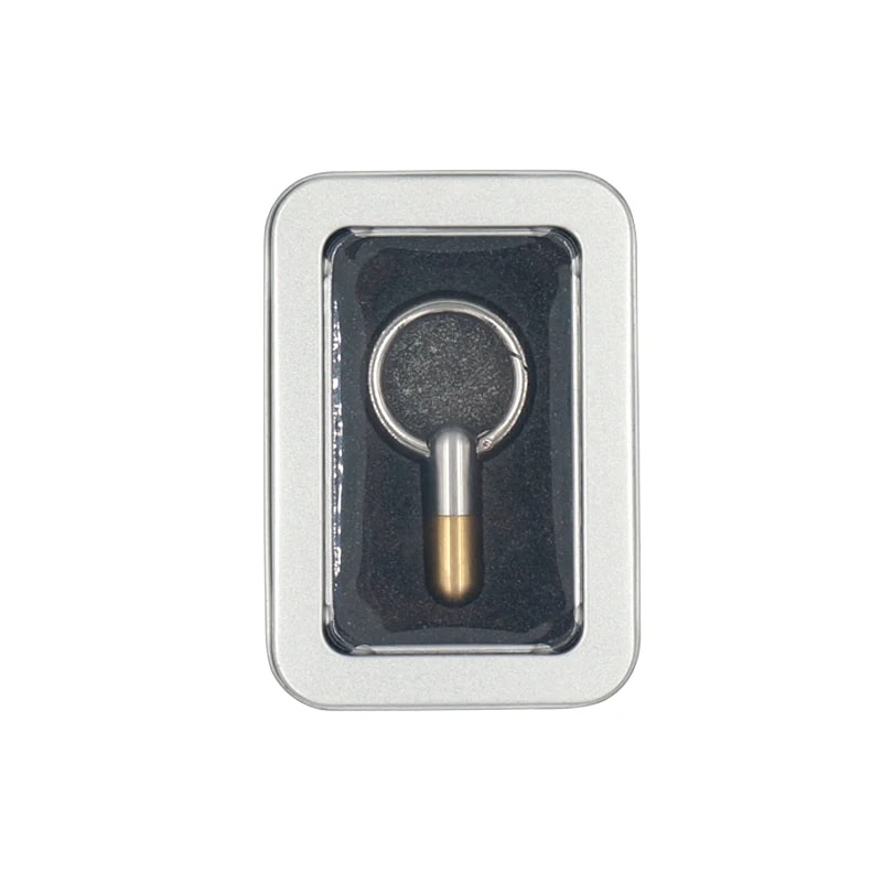 Mini Capsule Brass Keychain EDC Pocket Knife Compact Survival Tool Parcel Opener 7