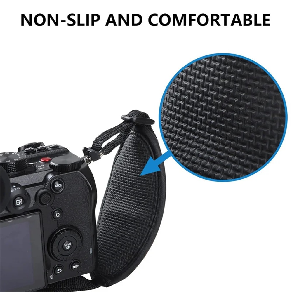 Leather Camera Wrist Strap for DSLR Universal Hand Grip for Nikon & Canon Perfect for Outdoor Adventures
