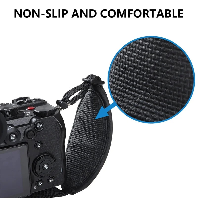 Leather Camera Wrist Strap for DSLR Universal Hand Grip for Nikon & Canon Perfect for Outdoor Adventures