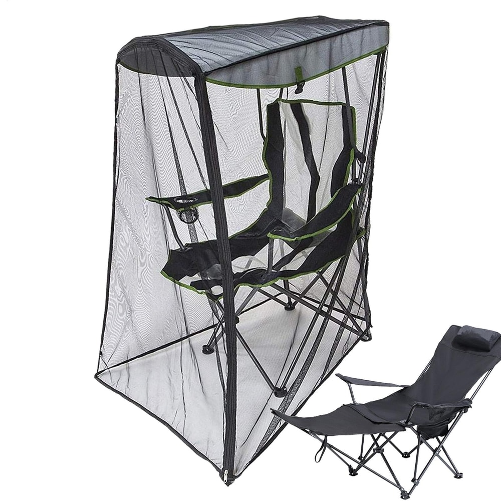 Outdoor Swing Chair Sun Protection Cover With Mosquito Net For Camping And Patio Furniture 1