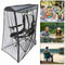 Outdoor Swing Chair Sun Protection Cover With Mosquito Net For Camping And Patio Furniture 4
