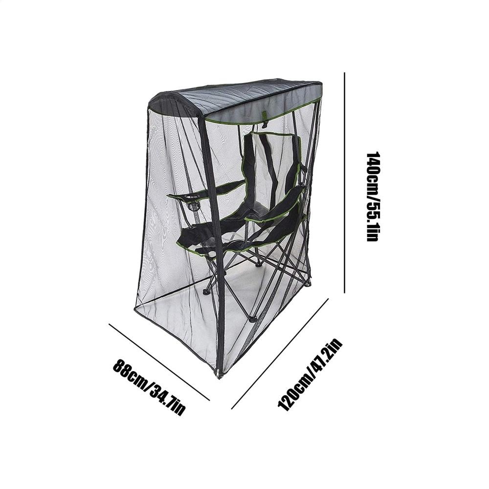 Outdoor Swing Chair Sun Protection Cover With Mosquito Net For Camping And Patio Furniture 5