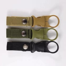 tactical carabiner water bottle holder keychain clip for outdoor gear