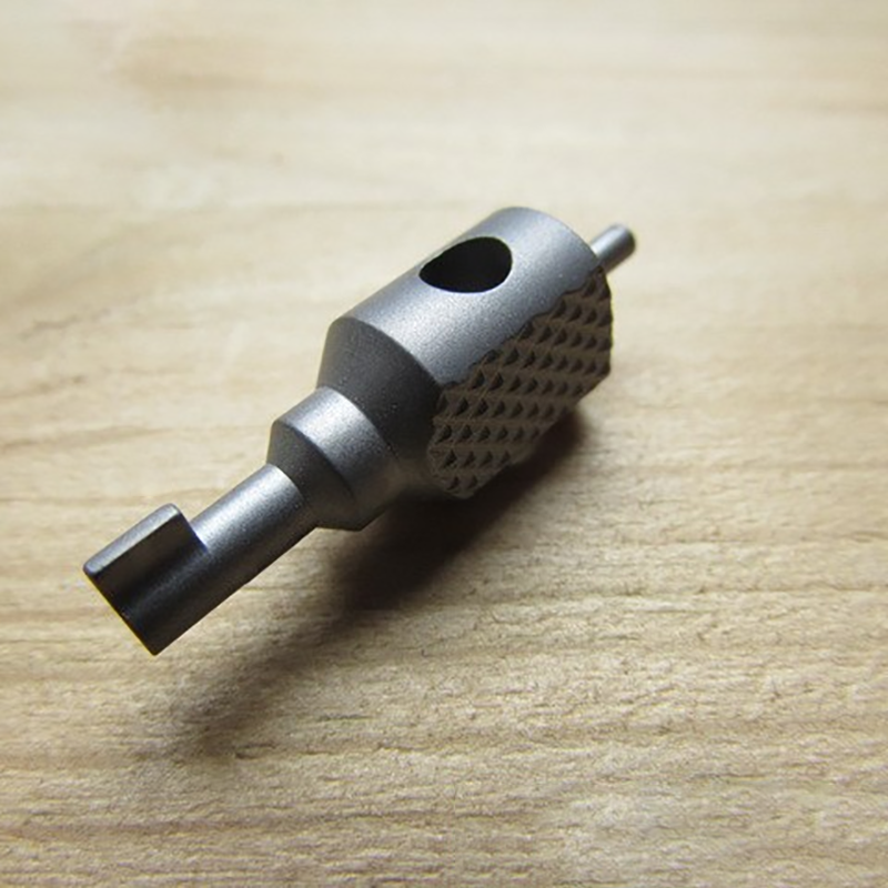 Titanium EDC Tool Keychain Pendant Tactical Handcuff Knife Lanyard With Paracord Bead 1