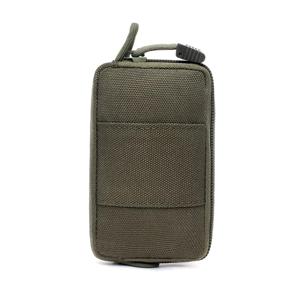 Waterproof Tactical EDC Pouch with Card Slots & Zippered Travel Wallet