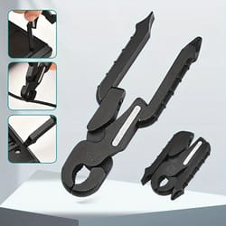 portable multifunctional foldable pliers outdoor camping tool kit
