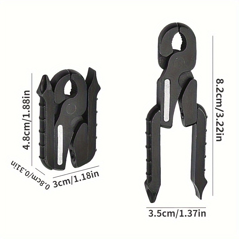 Portable Multifunctional Foldable Pliers Outdoor Camping Tool Kit 4