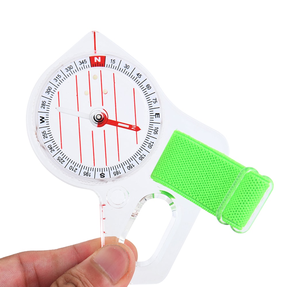 Outdoor Thumb Compass for Orienteering & Navigation Portable, Accurate Map Scale Compass