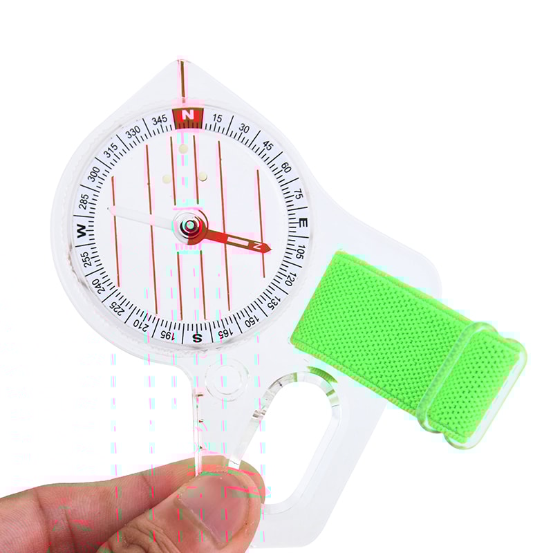 Outdoor Thumb Compass for Orienteering & Navigation Portable, Accurate Map Scale Compass