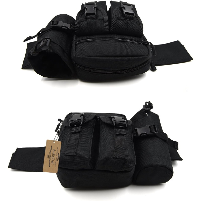 Tactical Waist Pack For Hiking Outdoor Sports Water Bottle Holder Phone Pouch 1