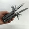 Premium Stainless Steel Folding Multitool Pliers for Camping, Hiking & Survival Knife, Saw, Screwdriver.