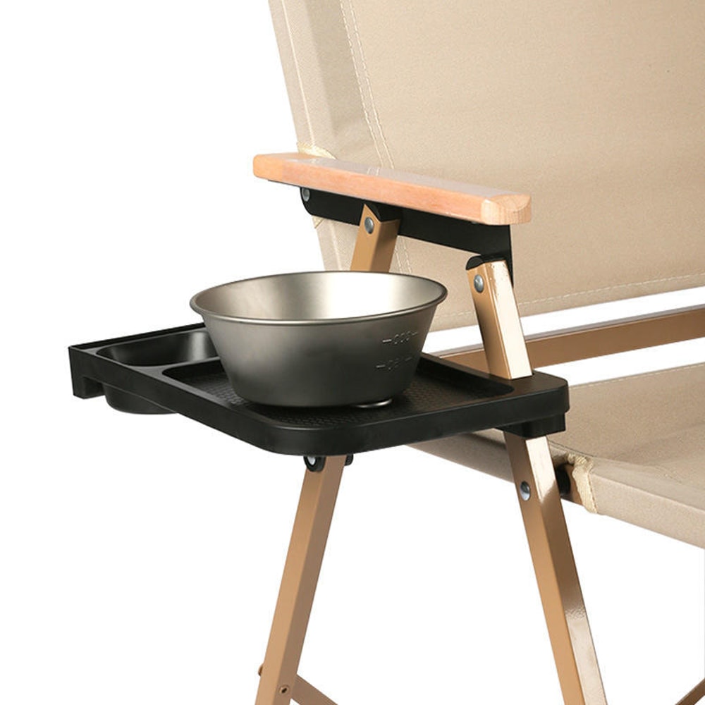 Portable Clip-On Recliner Chair Tray Cup Holder & Phone Stand for Outdoor, Camping, and Travel