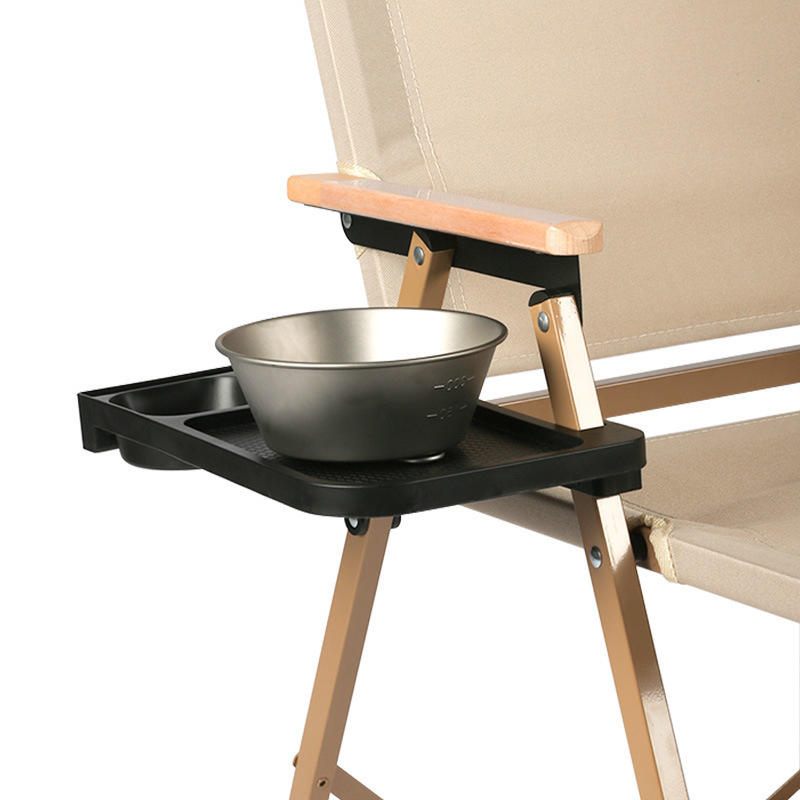 Portable Clip-On Recliner Chair Tray Cup Holder & Phone Stand for Outdoor, Camping, and Travel