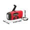 Solar Hand Crank Weather Radio & Emergency Power Bank