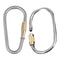 Titanium Screw Lock Carabiner Clip Keyring High Strength, Quick Release for Outdoor Adventures