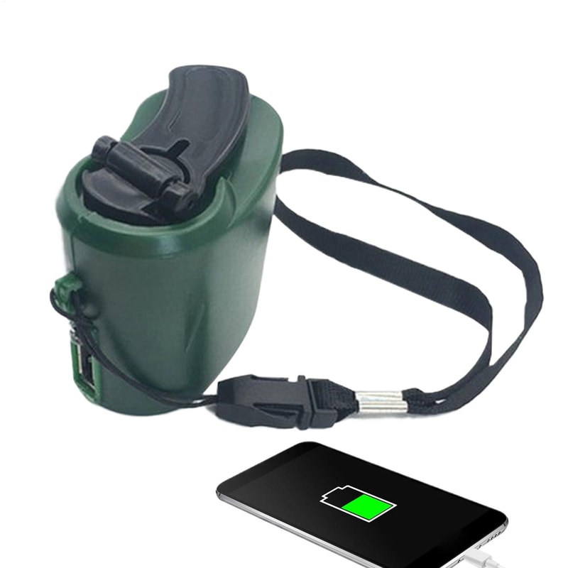 Hand Crank Phone Charger Portable Power Supply for Camping, Survival & Emergency Preparedness