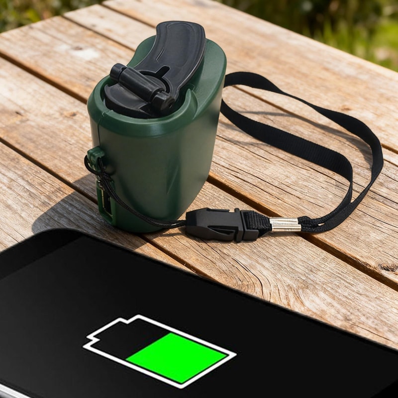 Hand Crank Phone Charger Portable Power Supply for Camping, Survival & Emergency Preparedness