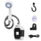 Portable Electric Shower Pump with Flashlight Ideal for Travel, Camping, and Beach Use