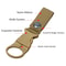 Nylon Camping Water Bottle Holder Clip With MilitaryGrade Carabiner Ideal For Outdoor Hiking Backp 3