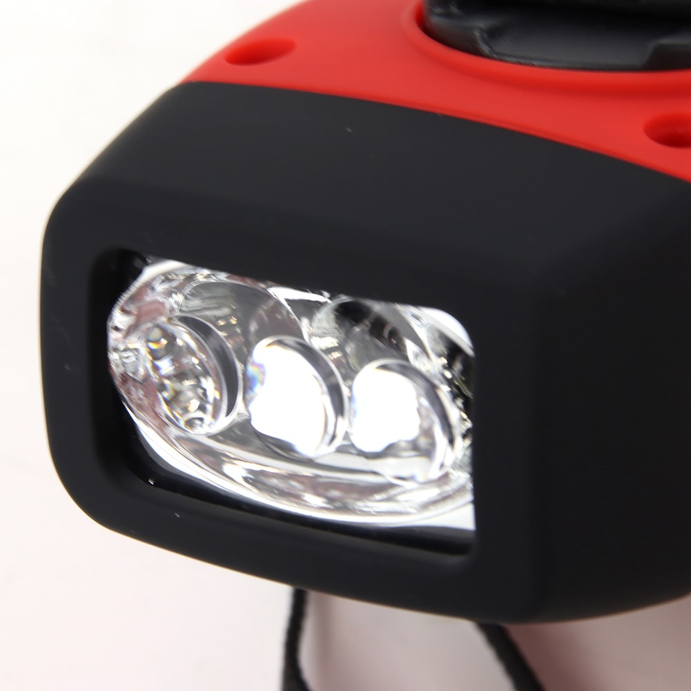 Multifunctional Solar Hand Crank Radio with Flashlight, USB Charging, and Emergency Power Bank