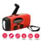 Multifunctional Solar Hand Crank Radio with Flashlight, USB Charging, and Emergency Power Bank