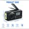 Portable Solar Emergency Radio With Hand Crank Power Bank Reading Lamp 4