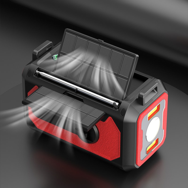 Emergency Weather Radio With Hand Crank Radio And Solar Charging 2