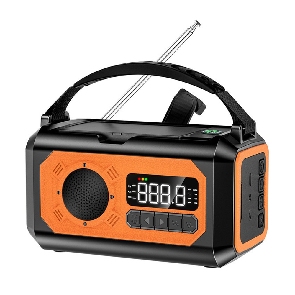 Emergency Weather Radio With Hand Crank Radio And Solar Charging 6