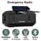 Hand Crank Emergency Radio with Solar Charging, Flashlight and SOS Alarm