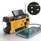 Solar Hand Crank Emergency Radio with Flashlight, Reading Lamp and USB Charger