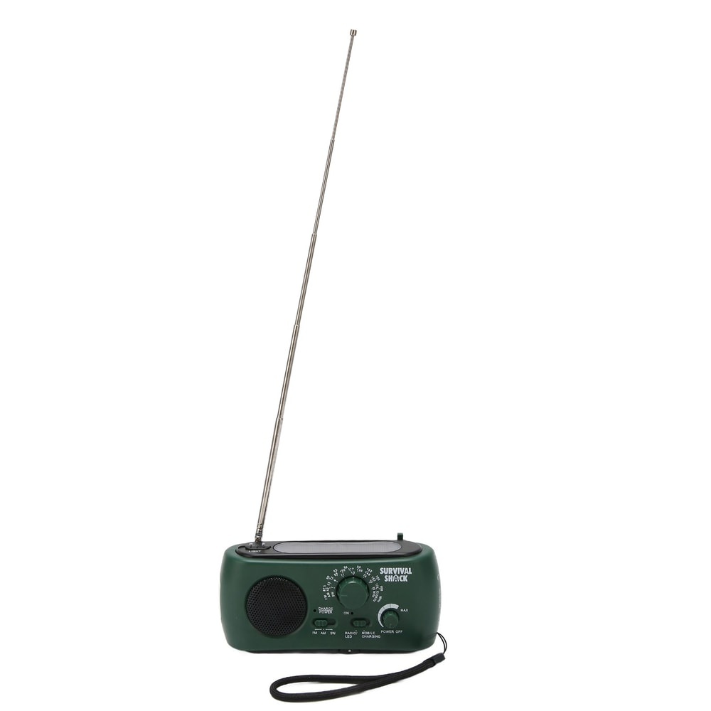 Portable Hand Crank Radio With Solar Charging LED Torch Emergency Radio 5