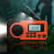 Emergency Weather Radio With Hand Crank Solar Powered Radio And Phone Charger 4