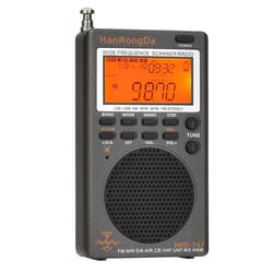 portable shortwave radio with full band receiver and am fm tuning