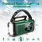 Emergency Weather Radio With NOAA Solar Hand Crank Flashlight 4