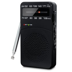 mini pocket am fm radio with digital tuning and mp player