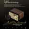 Retro Wooden Bluetooth Speaker Vintage Radio Style Portable Bluetooth Speaker