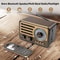 Portable Bluetooth AM FM Radio with LED Flashlight
