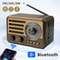 Portable Bluetooth AM FM Radio with LED Flashlight