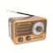 Portable Bluetooth AM FM Radio with LED Flashlight