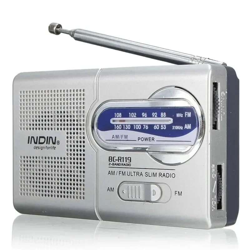 Portable AM FM Pocket Radio Battery Operated Mini Emergency Transistor Radio 5