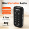 PocketWave Portable AM FM Radio with Speaker and Headphone Jack