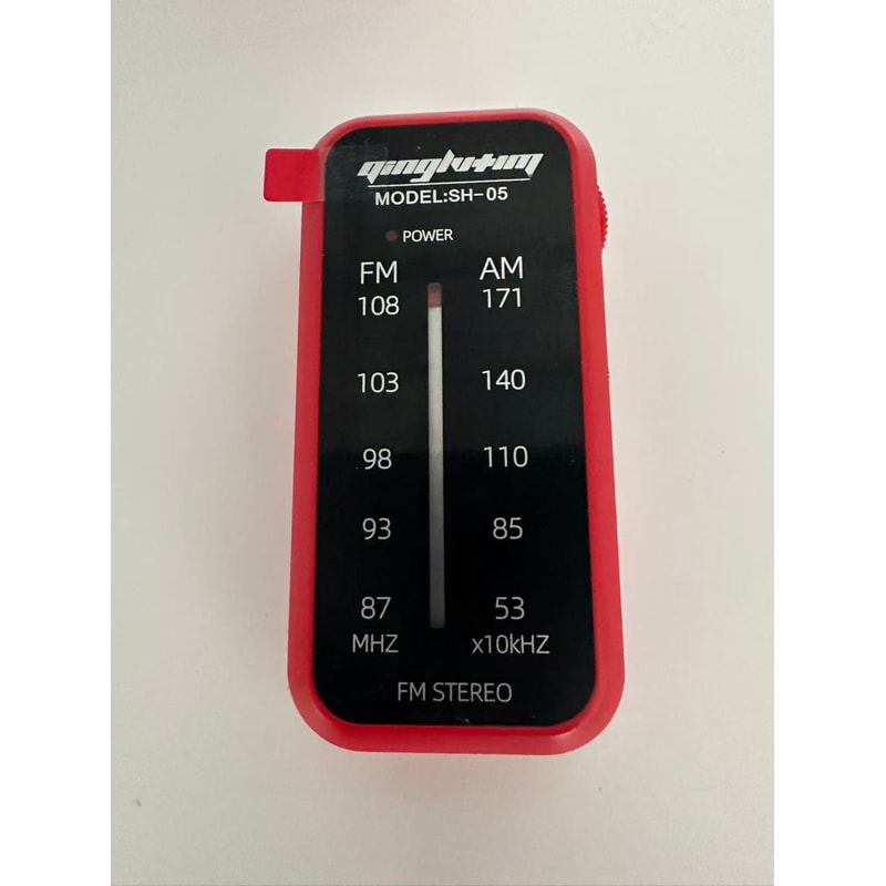 PocketWave Portable AM FM Radio with Speaker and Headphone Jack