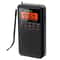 Portable AM FM Radio With LCD Alarm Clock And Earphones 0