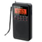 Portable AM FM Radio With LCD Alarm Clock And Earphones 0